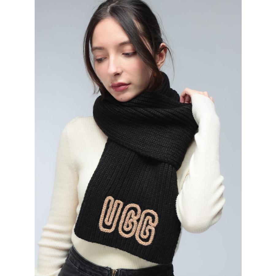 フリーター　UGG ロゴ　ブラウン　マフラー フリーター UGG ロゴ ブラウン マフラー ☆日本の職人技☆ フリーター