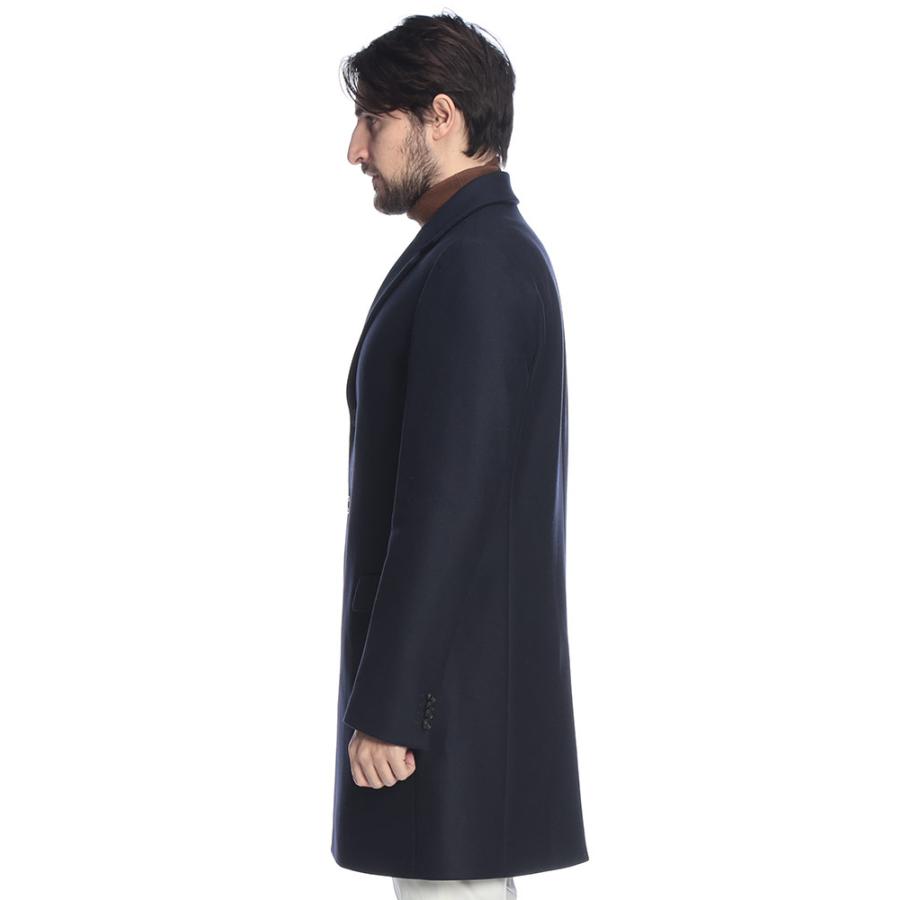 ヒューゴボス メンズ チェスターコート HUGO BOSS カシミヤ混 シングル