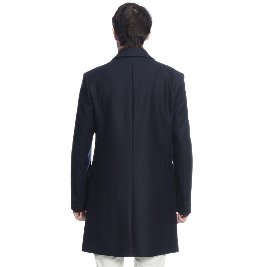 ヒューゴボス メンズ チェスターコート HUGO BOSS カシミヤ混 シングル