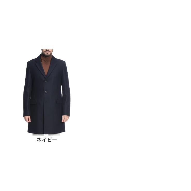 ヒューゴボス メンズ チェスターコート HUGO BOSS カシミヤ混 シングル