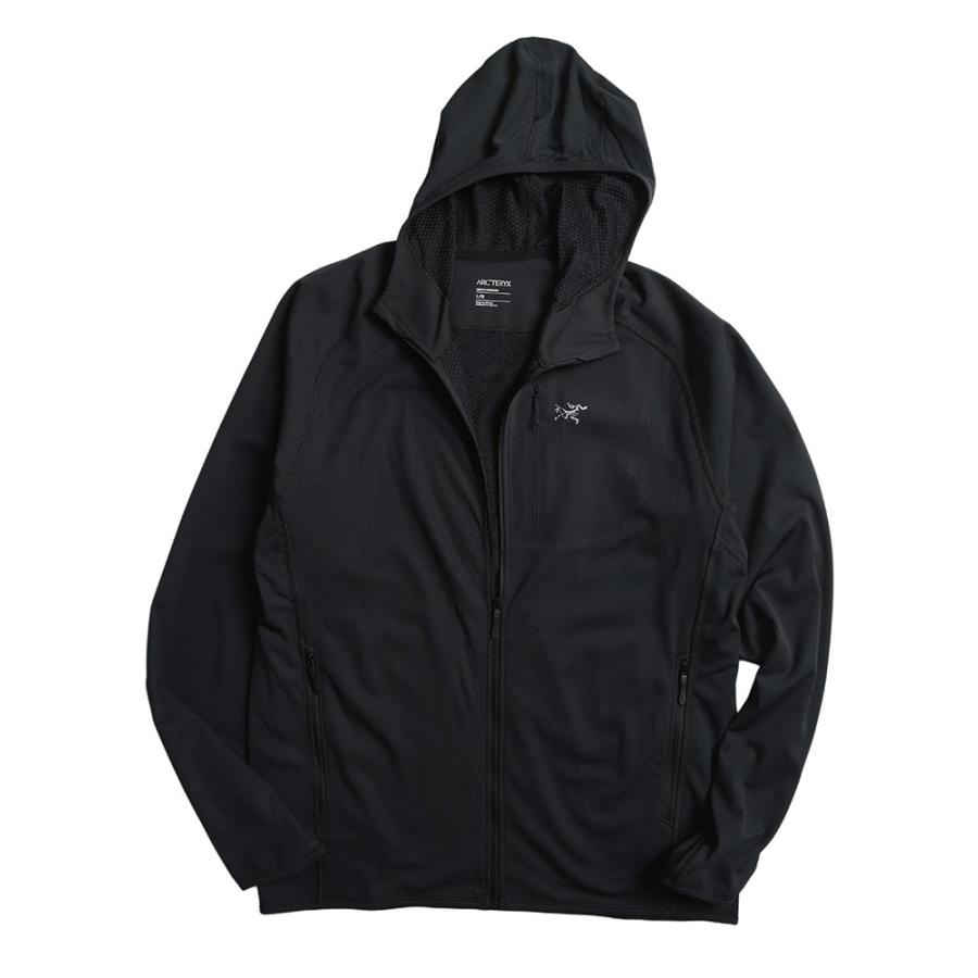 アークテリクス メンズ デルタ フーディ パーカー ARC'TERYX ロゴ フリース フルジップ パーカー ブルゾン DELTA HOODY 40デニール ARCX000007743の画像