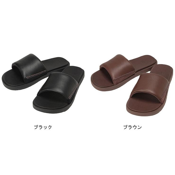 UGG（アグ） メンズ サンダル レザー スライドサンダル SEASIDE II