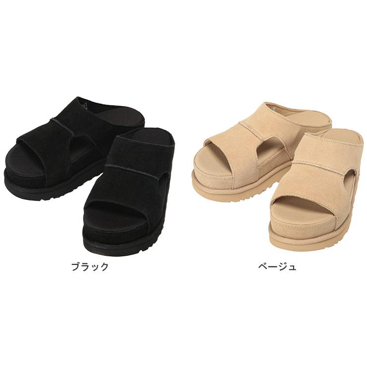 UGG（アグ） レディース サンダル スエード 厚底サンダル GOLDENSTAR