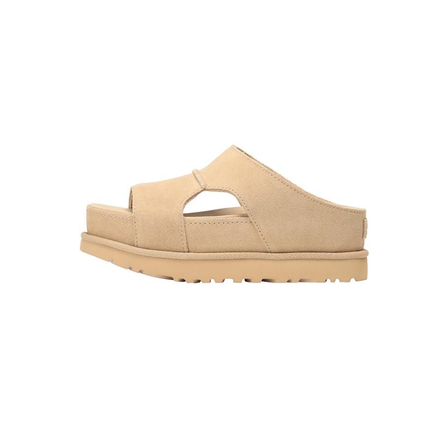 アグ UGG レディース サンダル スエード 厚底サンダル GOLDENSTAR HI CUTOUT SLIDE UGGL1175132 ブランド 靴 シューズ スリッポン 厚底 春 夏の画像