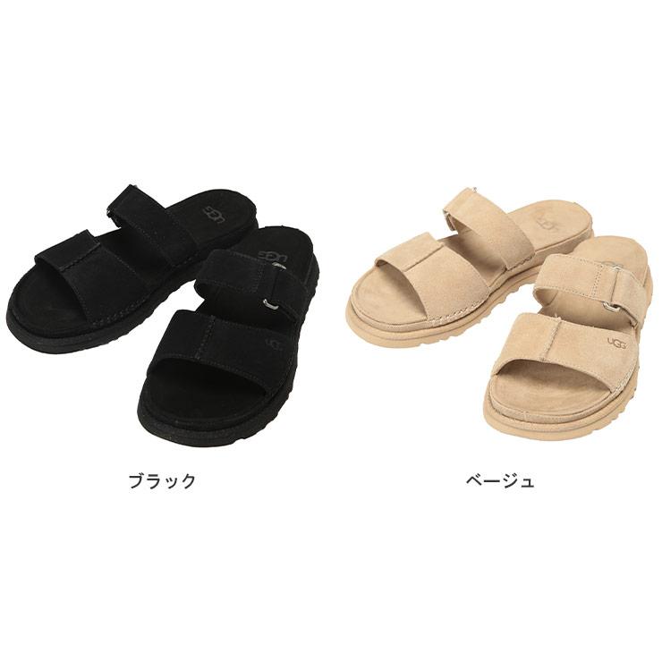 アグ UGG レディース サンダル スエード ストラップ スライドサンダル GOLDENGAZE SLIDE UGGL1178590 ブランド 靴 シューズ フラット 春 夏の画像