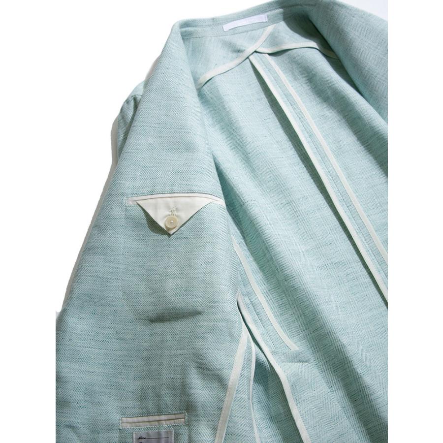 タリアトーレ liatore 麻混 ヘリンボン シングル 2ツ釦 ジャケット ブランド メンズ テーラード リネン コットン Tgmc22k34seg243 ゼンオンライン 通販 Yahoo ショッピング