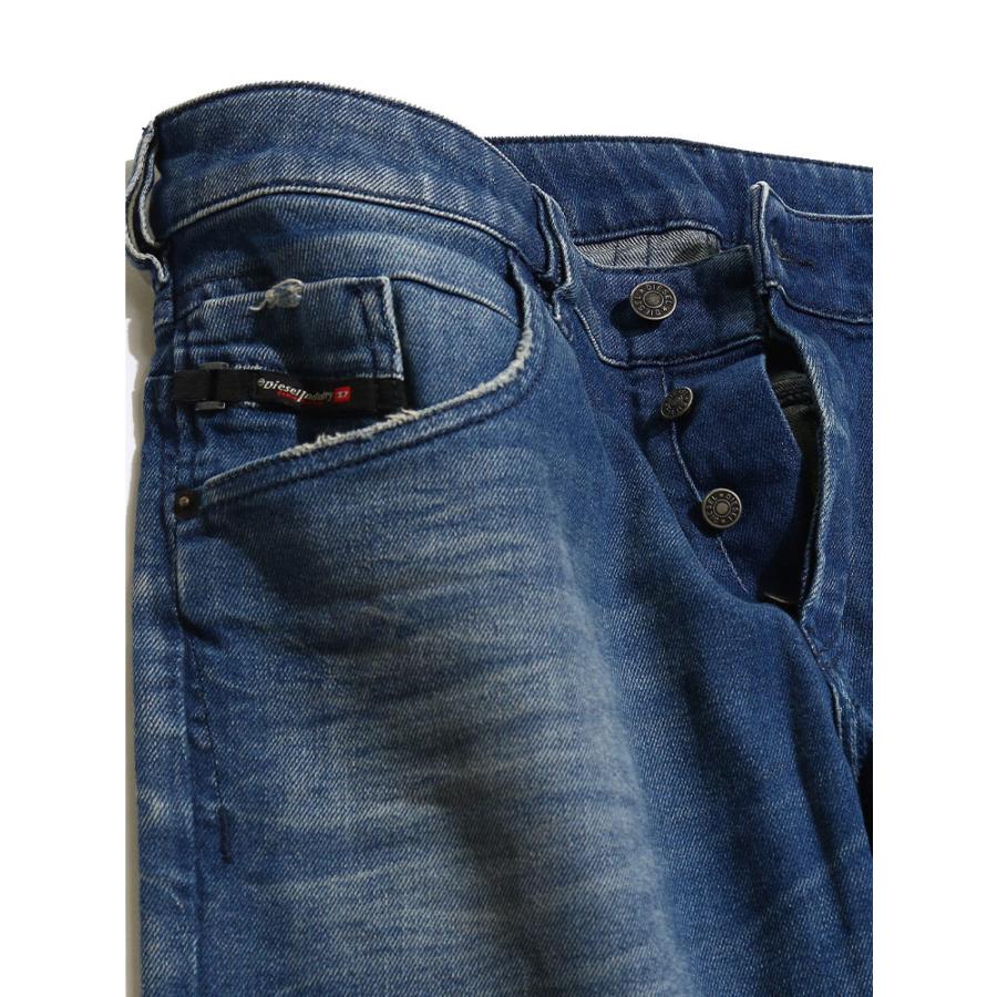 ディーゼル メンズ ジーンズ Diesel ダメージ加工 ボタンフライ デニムパンツ ストレッチ D Bazer ブランド ボトムス デニム Dsdbazer090d ゼンオンライン 通販 Yahoo ショッピング