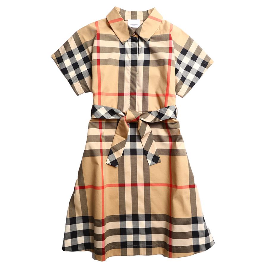 バーバリー キッズ ワンピース BURBERRY ブランド シャツドレス 子供服 トップス スカート チェック BBK8053855