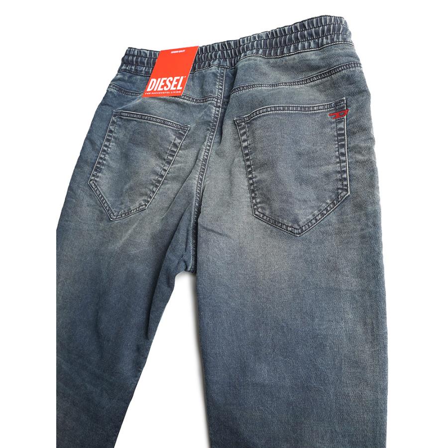 DIESEL（ディーゼル） ウォッシュ加工 ウエストコード ジョグジーンズ