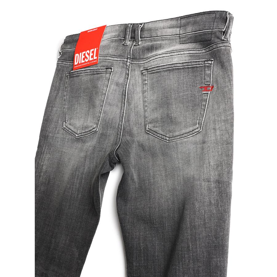 DIESEL (ディーゼル) ストレッチコットン ダメージ加工 ロー
