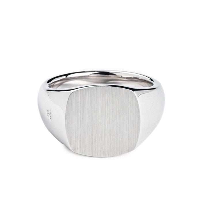 トム・ウッド メンズ リング TOM WOOD Kay Ring Satin ケイ サテン シグネットリング TW100568 ブランド アクセサリー 指輪 | TOM WOOD