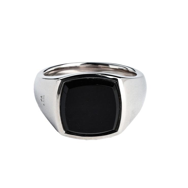 TOM WOOD（トムウッド） メンズ リング TOM WOOD Kay Polished Onyx