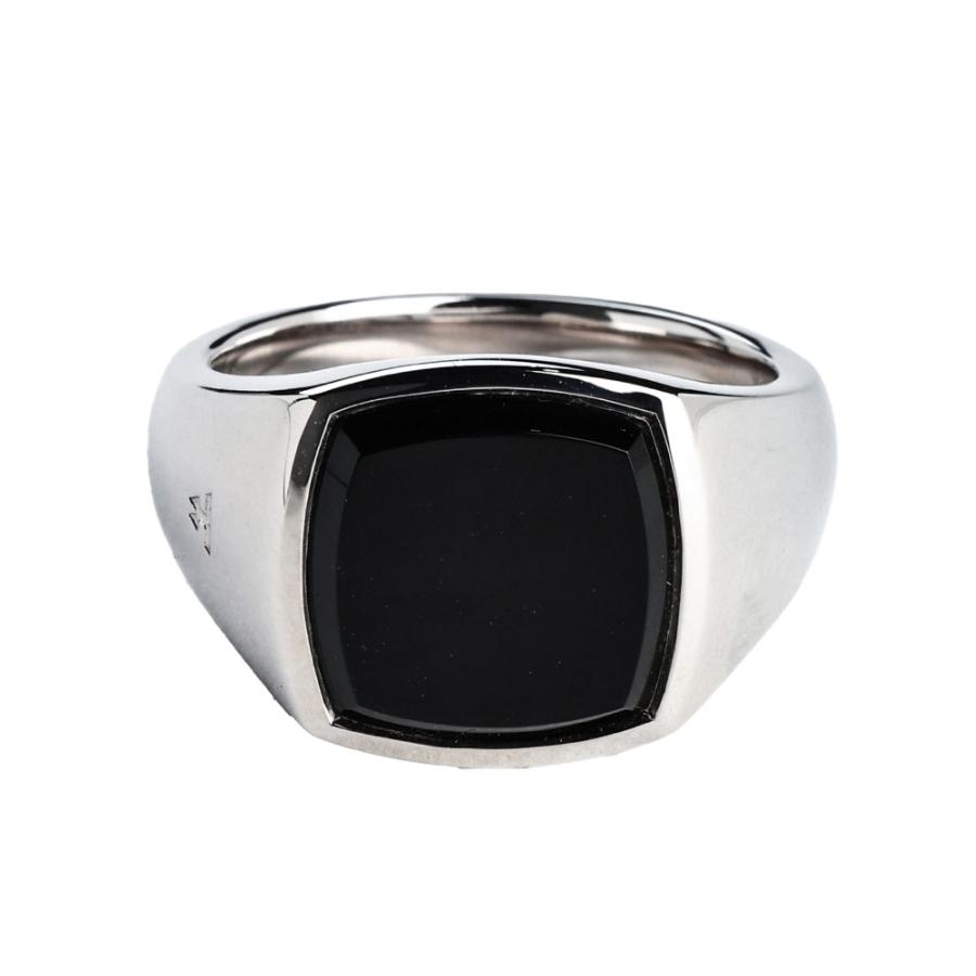 TOM WOOD（トムウッド） メンズ リング TOM WOOD Kay Polished Onyx