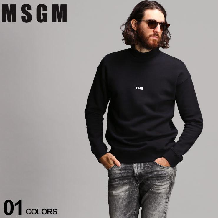 Msgm メンズ トレーナー エムエスジーエム モックネック 裏起毛 ロゴ タートルネック スウェット Micrologo ブランド トップス スエット 起毛 Ms2940mm108 ゼンオンライン 通販 Yahoo ショッピング