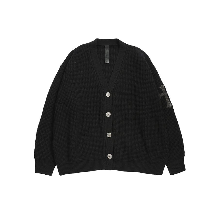 CHROME HEARTS（クロムハーツ） カーディガン メンズ ロゴ レザー