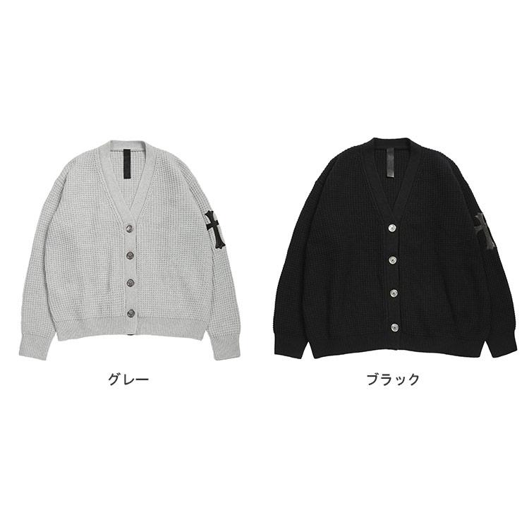 CHROME HEARTS（クロムハーツ） カーディガン メンズ ロゴ レザー