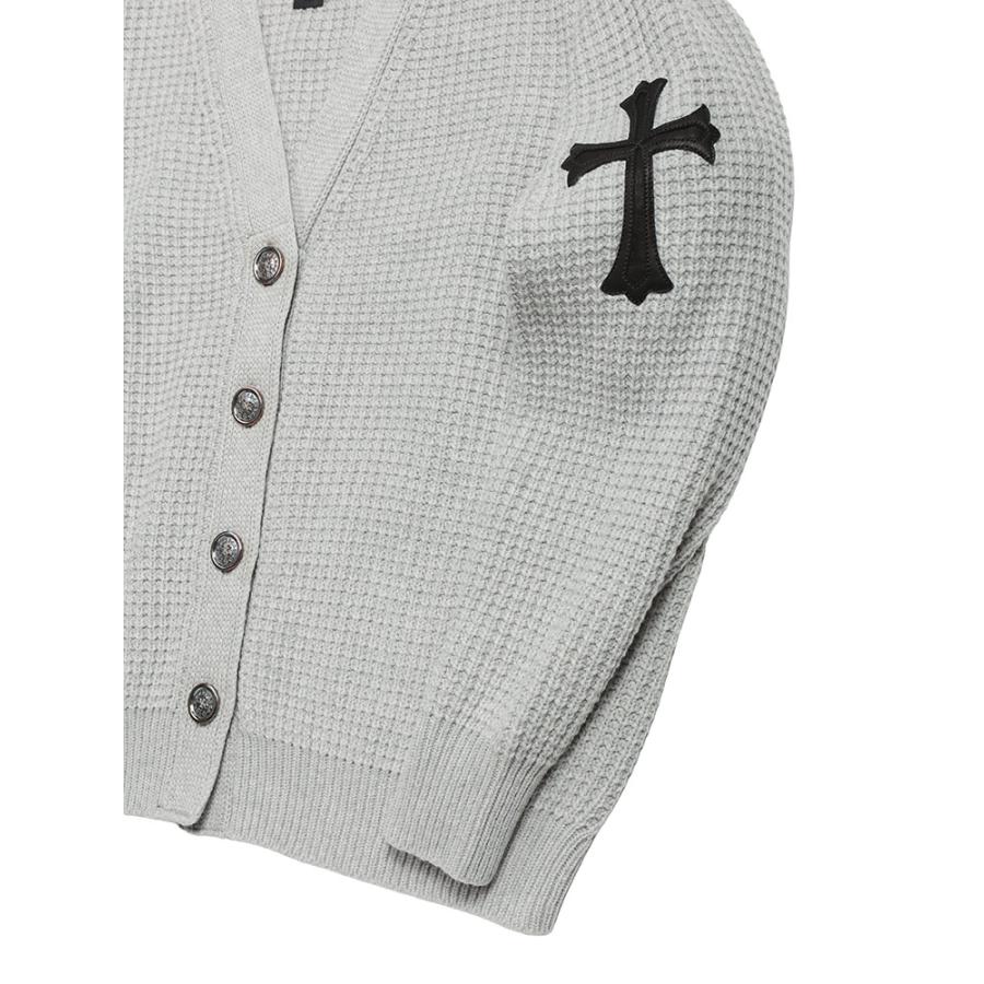 CHROME HEARTS（クロムハーツ） カーディガン メンズ ロゴ レザー