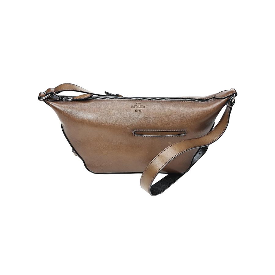 Berluti ベルルッティ シグネチャー キャンバス ショルダーバッグ レザー Berluti（ベルルッティ） メンズ ショルダーバッグ レザー ワン