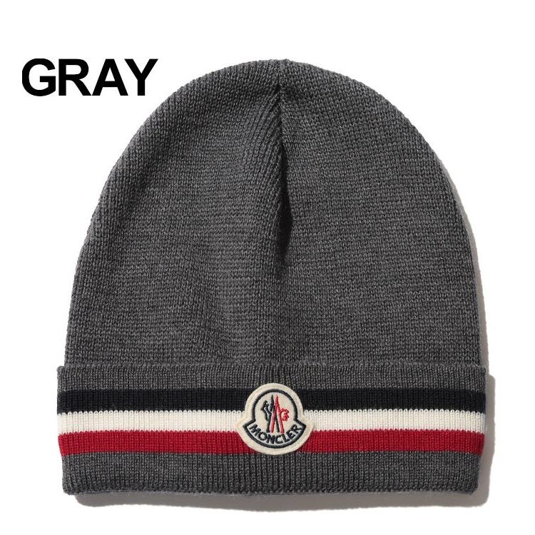 モンクレール Moncler ニットキャップ ウール ロゴ ワッペン トリコロールライン ニット帽 ブランド メンズ 帽子 Mc ゼンオンライン 通販 Yahoo ショッピング