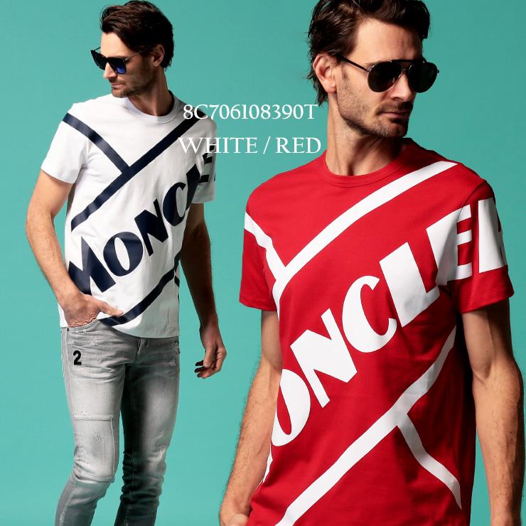 モンクレール メンズ Tシャツ Moncler 半袖 ロゴ プリント クルーネック ブランド トップス ロゴt 赤 白 Mc8ct ゼンオンライン 通販 Yahoo ショッピング