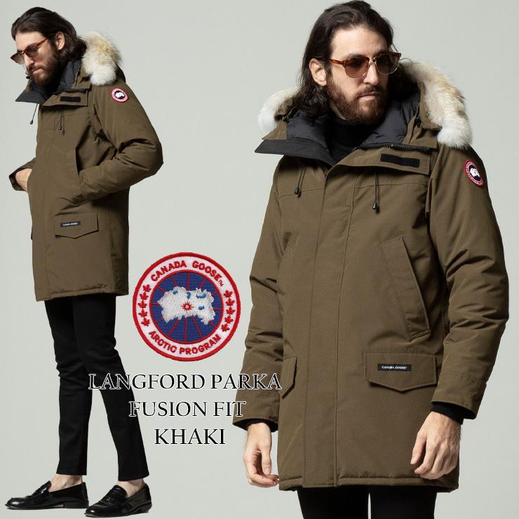 数量限定価格 Goose Canada カナダグース Goose Canada カナダグース Cg62m ダウン ブルゾン アウター メンズ ブランド Fit Fusion Parka Langford ダウンジャケット ファーフード コート アウター Www Affaires Sociales Gouv Cg