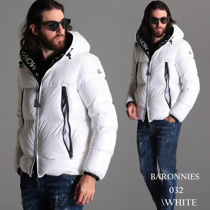 モンクレール メンズ ダウンジャケット Moncler ナイロン ロゴ 刺繍 ダウン パーカー Baronnies バロニ 白 ブランド アウター ブルゾン フード Mcbaronnies0 12 ゼンオンライン 通販 Yahoo ショッピング