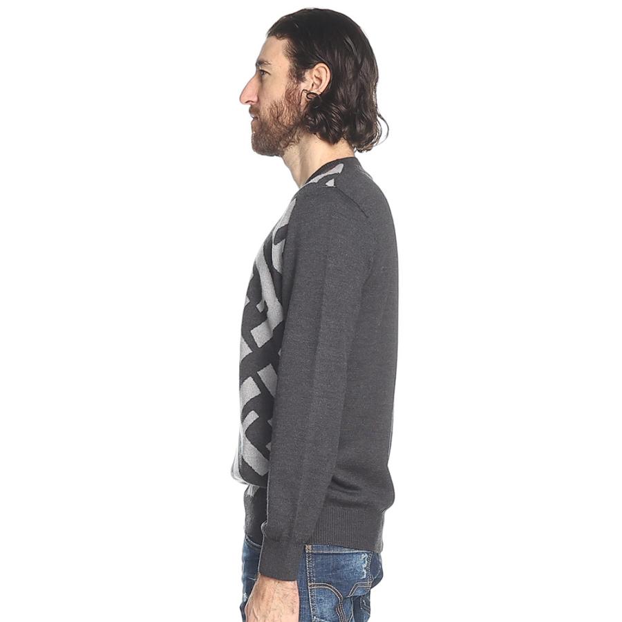 FENDI フェンディ ニット メンズ セーター FF柄 クルーネック FENDI フェンディ ニット メンズ セーター FF柄 クルーネック