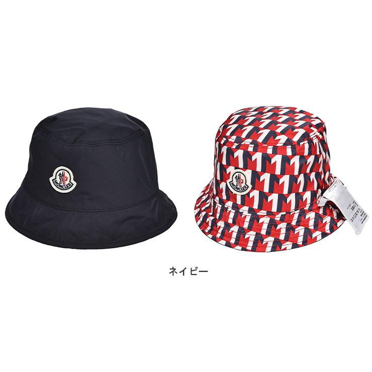 Moncler バケットリバーシブルハット ホワイト ブラック【タグ無し】 MONCLER（モンクレール） バケットハット メンズ リバーシブル
