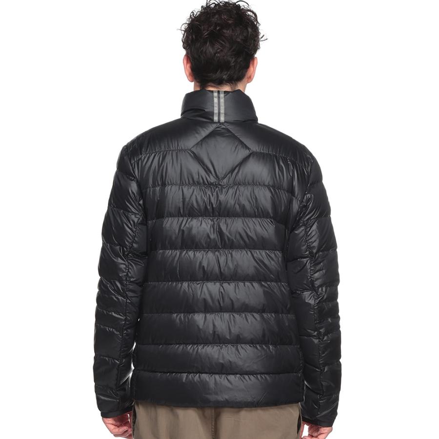 【極美品/現行】カナダグース　クロフトン　ライトダウン　黒　メンズ　パッカブル CANADA GOOSE カナダグース CROFTON JACKET ブラックレーベル
