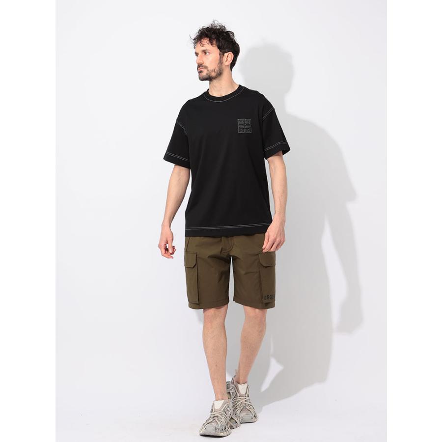 GIVENCHY（ジバンシィ） コットン コントラストステッチ ロゴ クルー 