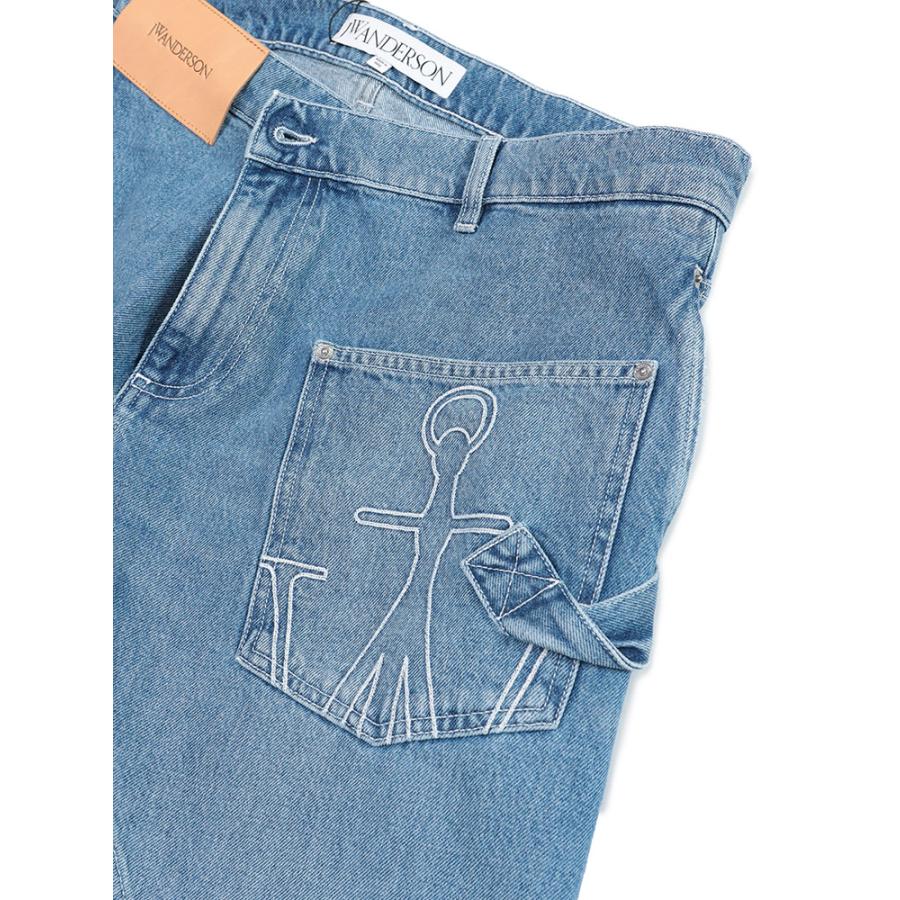 ジェイダブリューアンダーソン JW ANDERSON フロントポケット ジップフライ ツイスト ジーンズ メンズ JWDT0110PG1735の画像