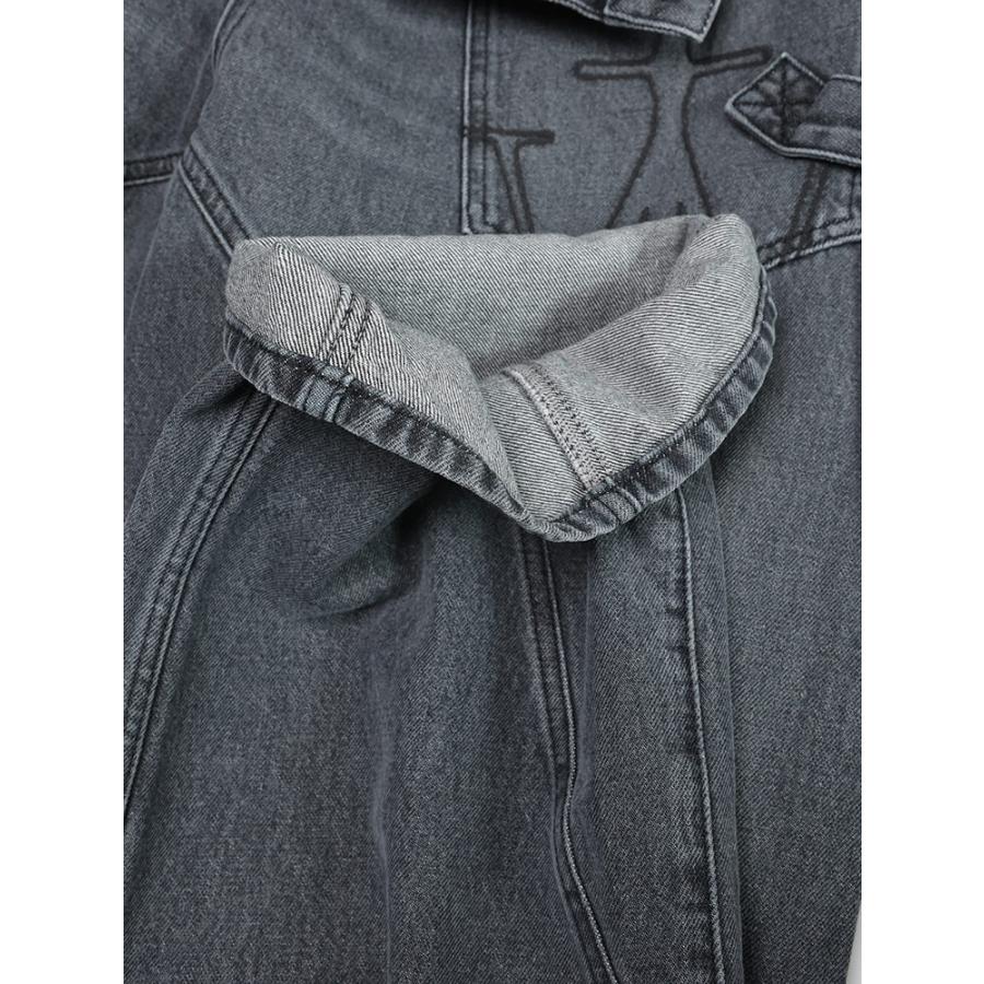 ジェイダブリューアンダーソン JW ANDERSON デニム フロントポケット ジップフライ ツイスト ジーンズ メンズ JWDT0110PG1745の画像