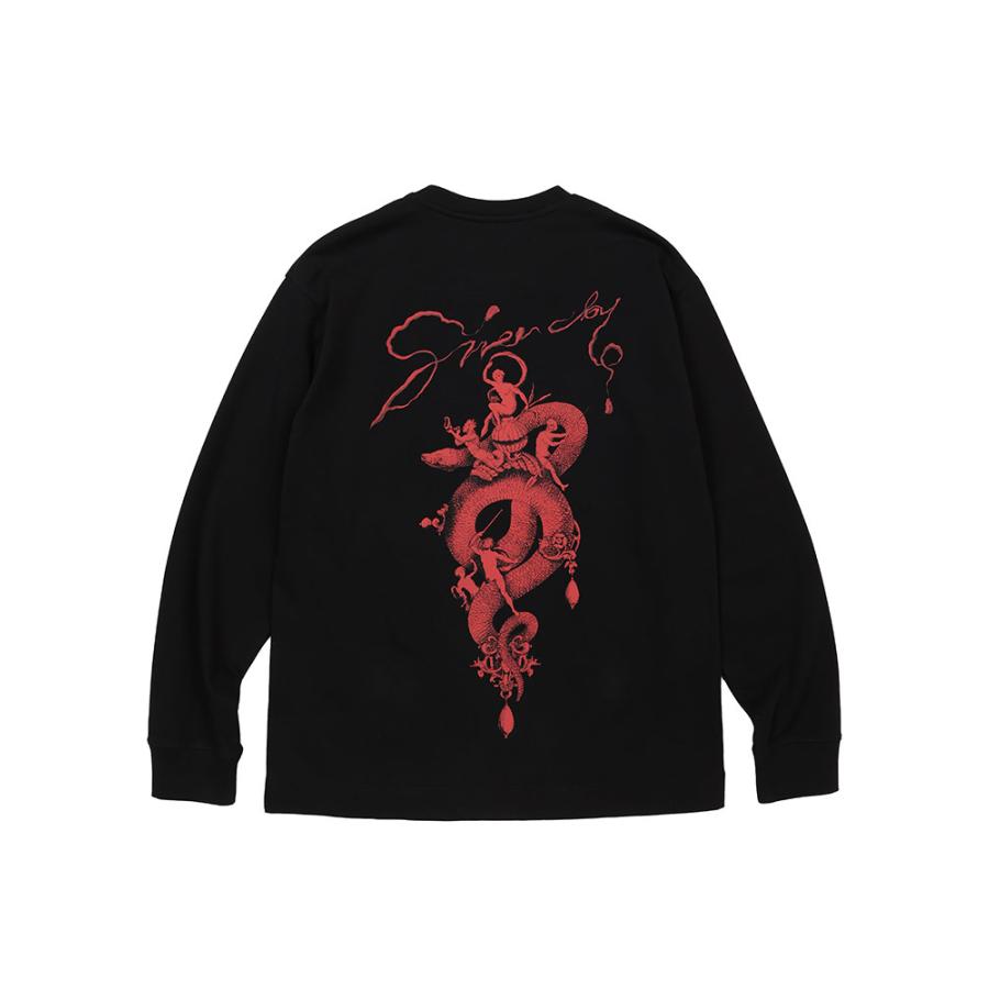 M*y様 気まぐれお値下げGIVENCHY ベージュ Tシャツ ロゴ入り GIVENCHY（ジバンシィ） 長袖 Tシャツ メンズ バックプリント クルー