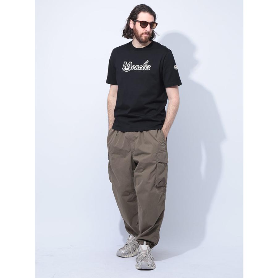 MONCLER モンクレール 半袖 Tシャツ メンズ 刺繍ロゴ クルー