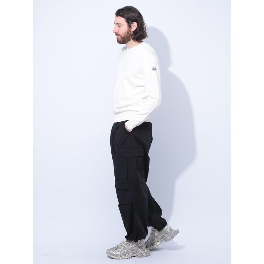 MONCLER モンクレール ニット メンズ 袖ワッペン クルーネック MONCLER モンクレール ニット メンズ 袖ワッペン クルーネック