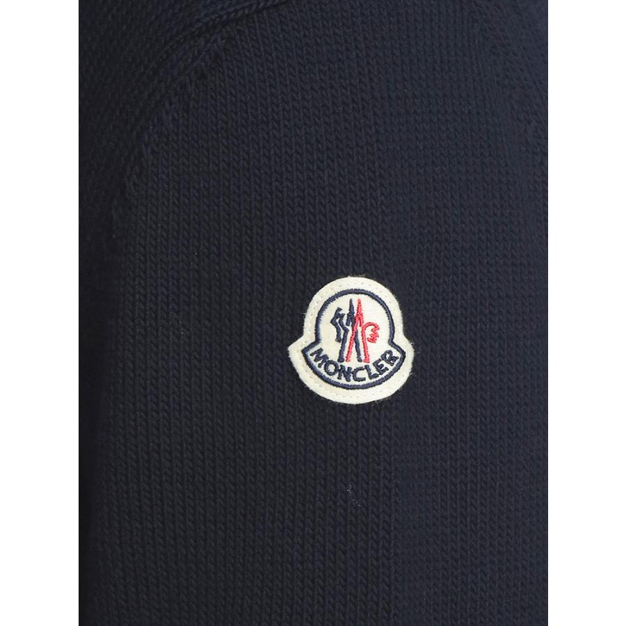 MONCLER モンクレール ニット メンズ 袖ワッペン クルーネック MONCLER モンクレール ニット メンズ 袖ワッペン クルーネック
