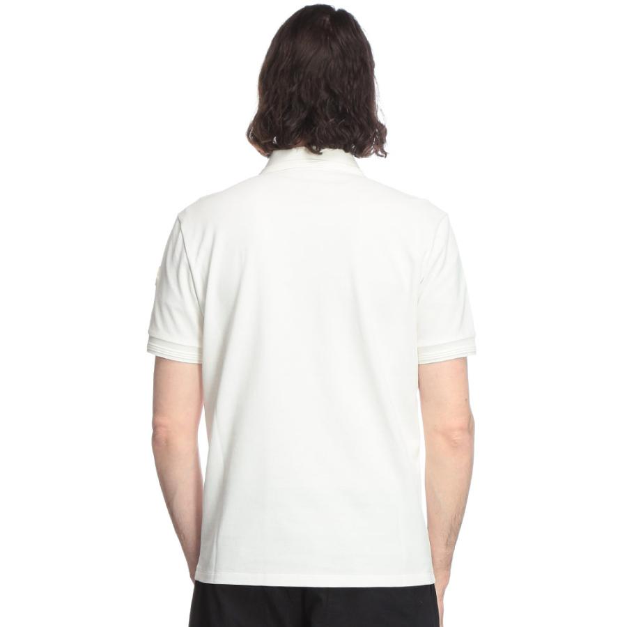 MONCLER モンクレール 白ホワイト ポロシャツ Lサイズ MONCLER（モンクレール） ポロシャツ ホワイト メンズ 8a00013-89a16
