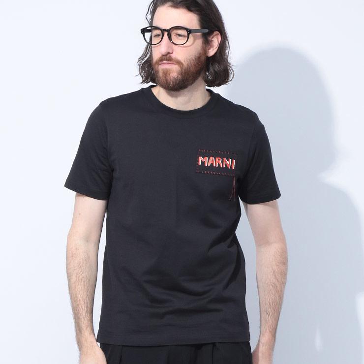 MARNI（マルニ） 半袖 Tシャツ メンズ マルニパッチ クルーネック