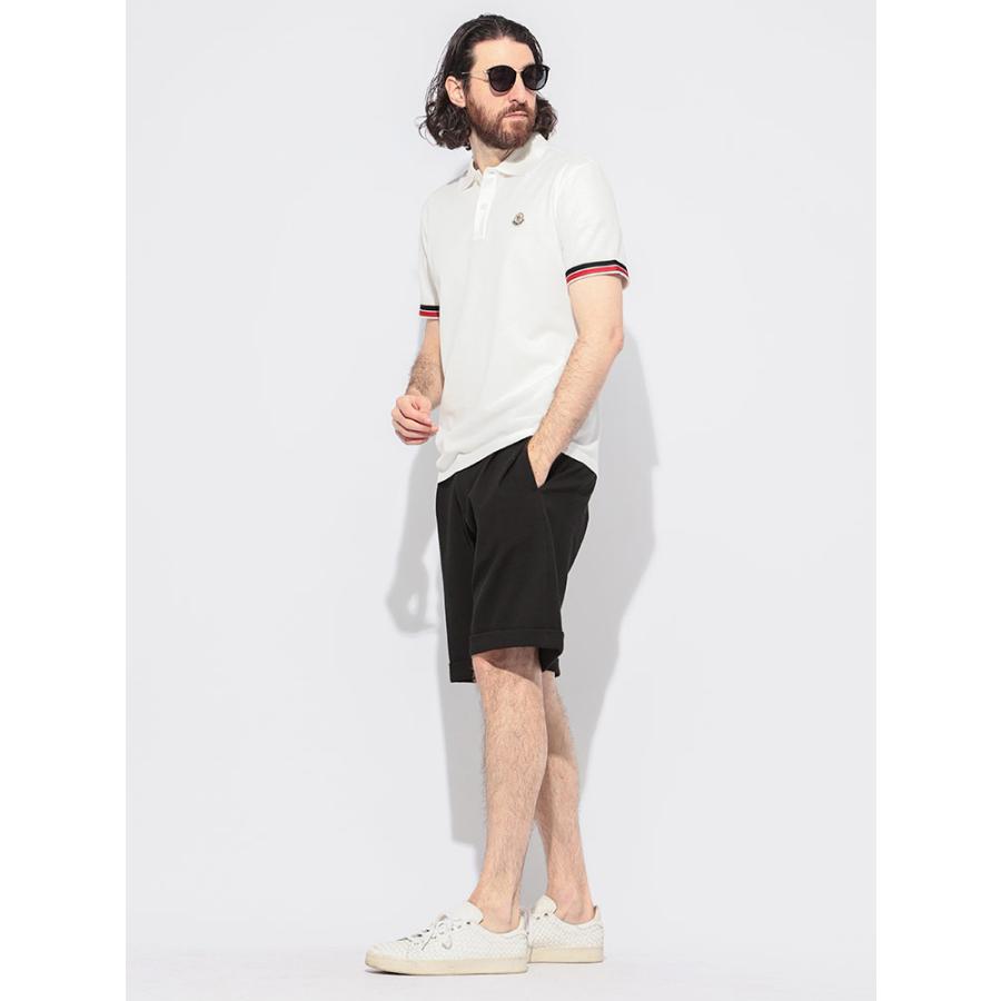 MONCLERモンクレール正規アームラインワンポイントポロシャツLsize MONCLER（モンクレール） 半袖 ポロシャツ メンズ 袖ライン ワン