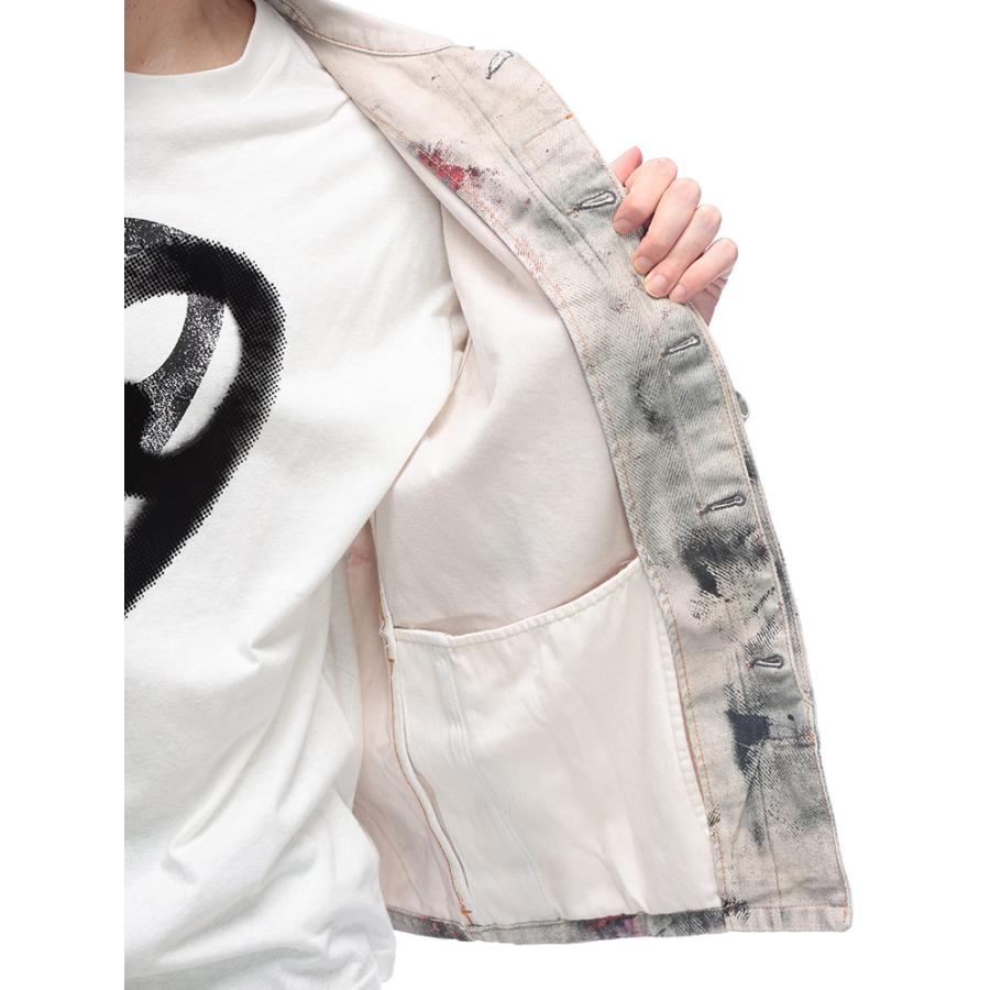 アクネストゥディオズ Acne Studios トロンプルイユ プリント デニムジャケット ACB90859 メンズの画像