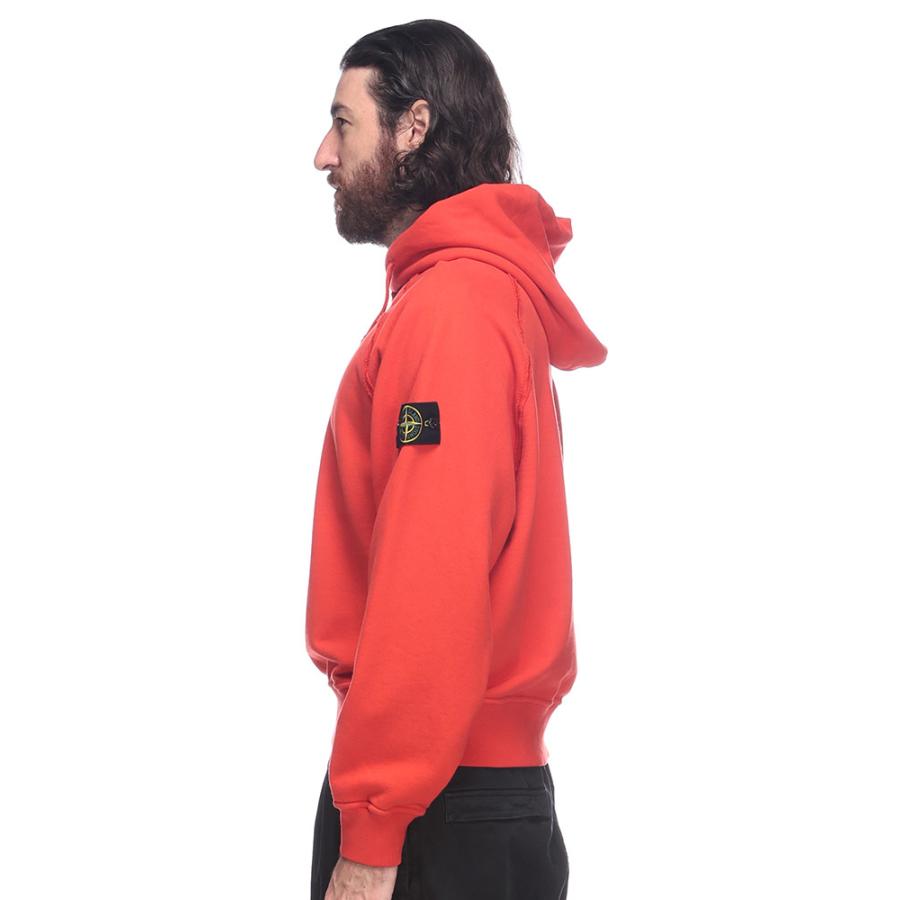 ストーンアイランド メンズ STONE ISLAND 袖ロゴ 裏起毛 スウェット プルオーバー パーカー SI6100023S0A20の画像