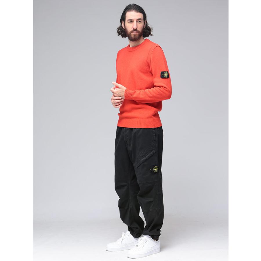 STONE ISLAND（ストーン アイランド） メンズ 袖ロゴ クルーネック