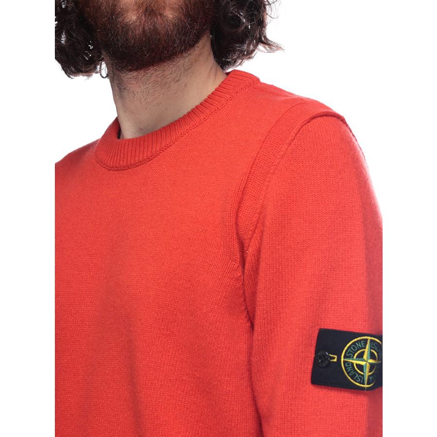 STONE ISLAND（ストーン アイランド） メンズ 袖ロゴ クルーネック