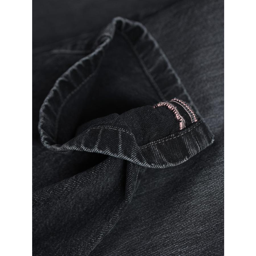 アクネストゥディオズ Acne Studios デニム ボタンフライ ウエストベルト ルーズ ジーンズ 1991 TOJ ACC00067 メンズの画像