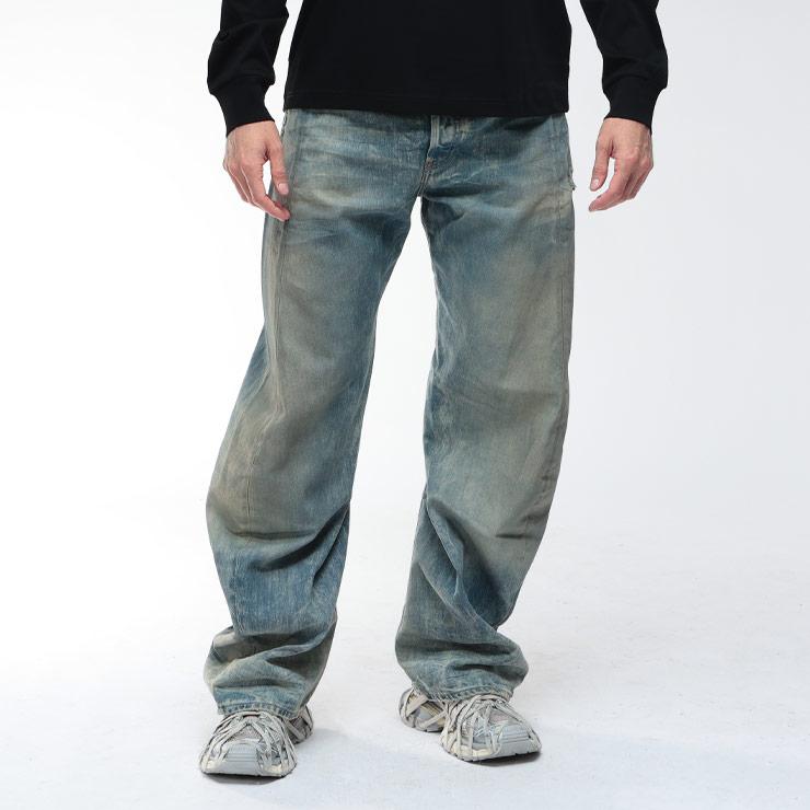 Acne Studios フィット ジーンズ ワイドデニムパンツ Acne Studios - リラックスフィットジーンズ - 2022F - ミッドブルー