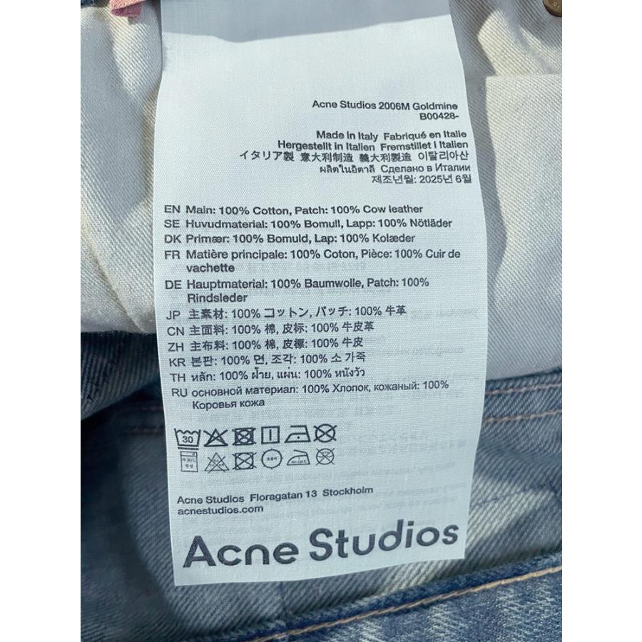 アクネストゥディオズ デニム パンツ Acne Studios ローライズ ワイドレッグ ルーズフィット ジーンズ デニムパンツ 2006M ACB00428 メンズの画像