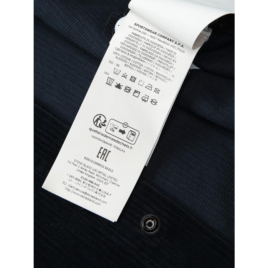 ストーンアイランド シャツ トップス STONE ISLAND コーデュロイ 長袖 ワークシャツ SI1200012S0212 メンズの画像