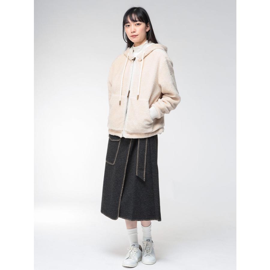 MONCLER（モンクレール） パーカー レディース ボア リバーシブル