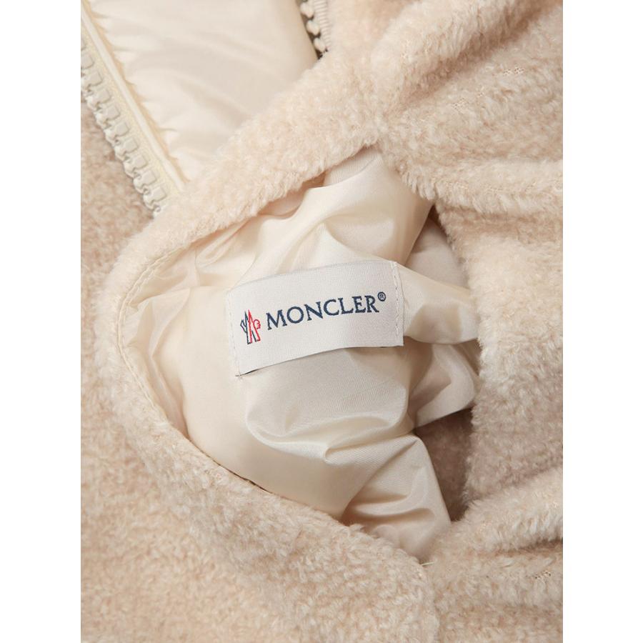 希少　MONCLER　フリース　ナイロン　リバーシブル　パーカー　お買い得 MONCLER（モンクレール） パーカー レディース ボア リバーシブル