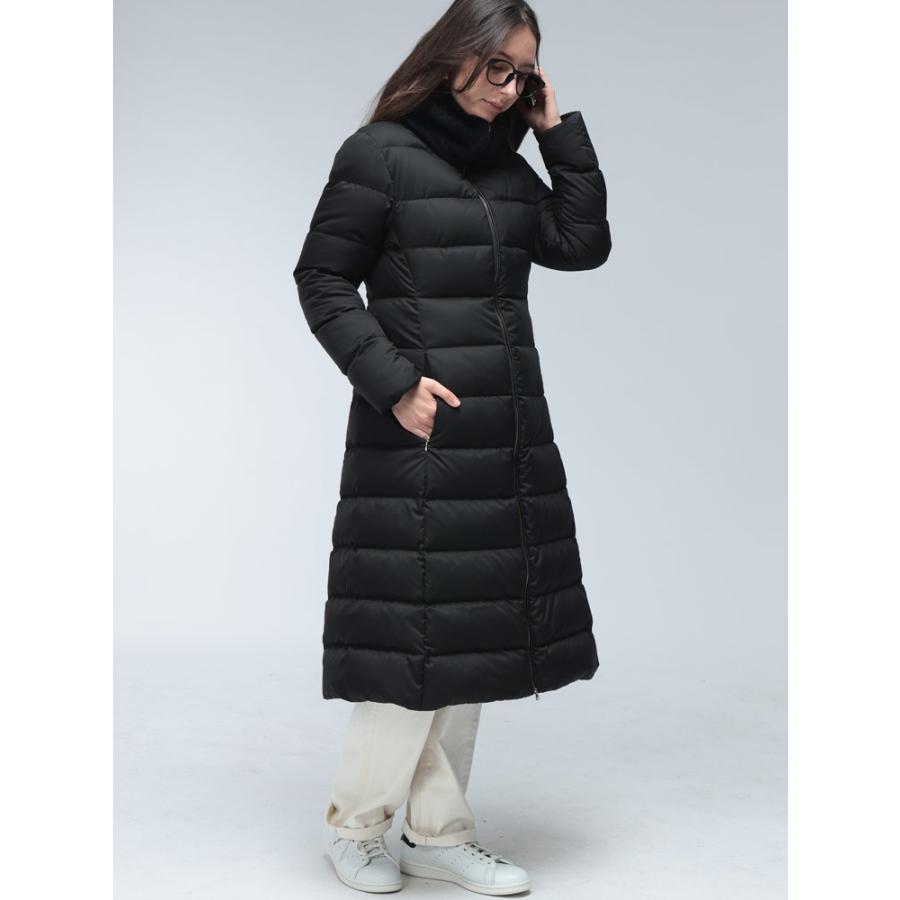 HERNO（ヘルノ） ヘルノダウン ブルゾン レディース ロゴ ファーカラー